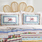 Set dublu de husă de pilotă Karaca Home Perez muștar 100% bumbac cu pique gratuit