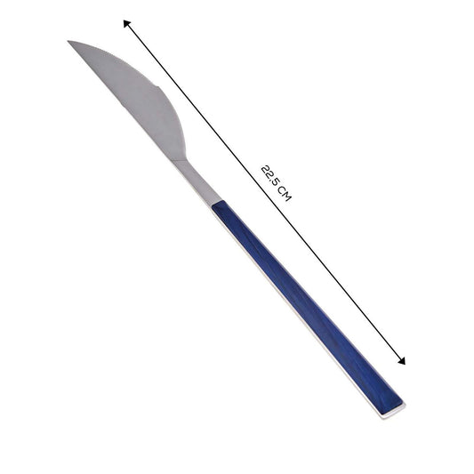 Salzburg, Stainless Steel Table Knife, Indigo Silver