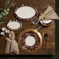 Grove, 56 Piece New Generation Bone Dinner Set for 12 People, Multi