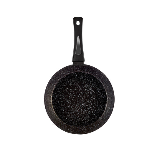 Defne, 2 Piece Biogranite Pan Grill Set, Black