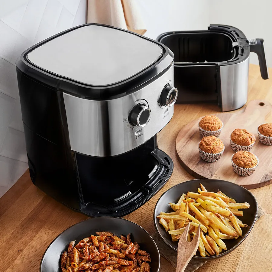 Multifry XL, Double Fryer 5.5L, Inox