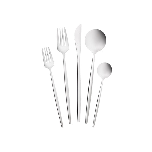 Orion, 30 Piece Stainless Steel Cutlery Set for 6 People, Platinum