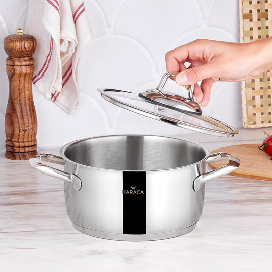 Bianca, Stainless Steel Pot, Induction, 20cm, 2.9L