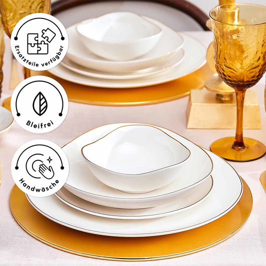 Karaca Streamline Middle Set de vesela din 56 de piese pentru 12 persoane
