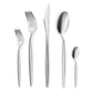 Lizbon, 60 Piece Stainless Steel Cutlery Set for 12 People, Silver