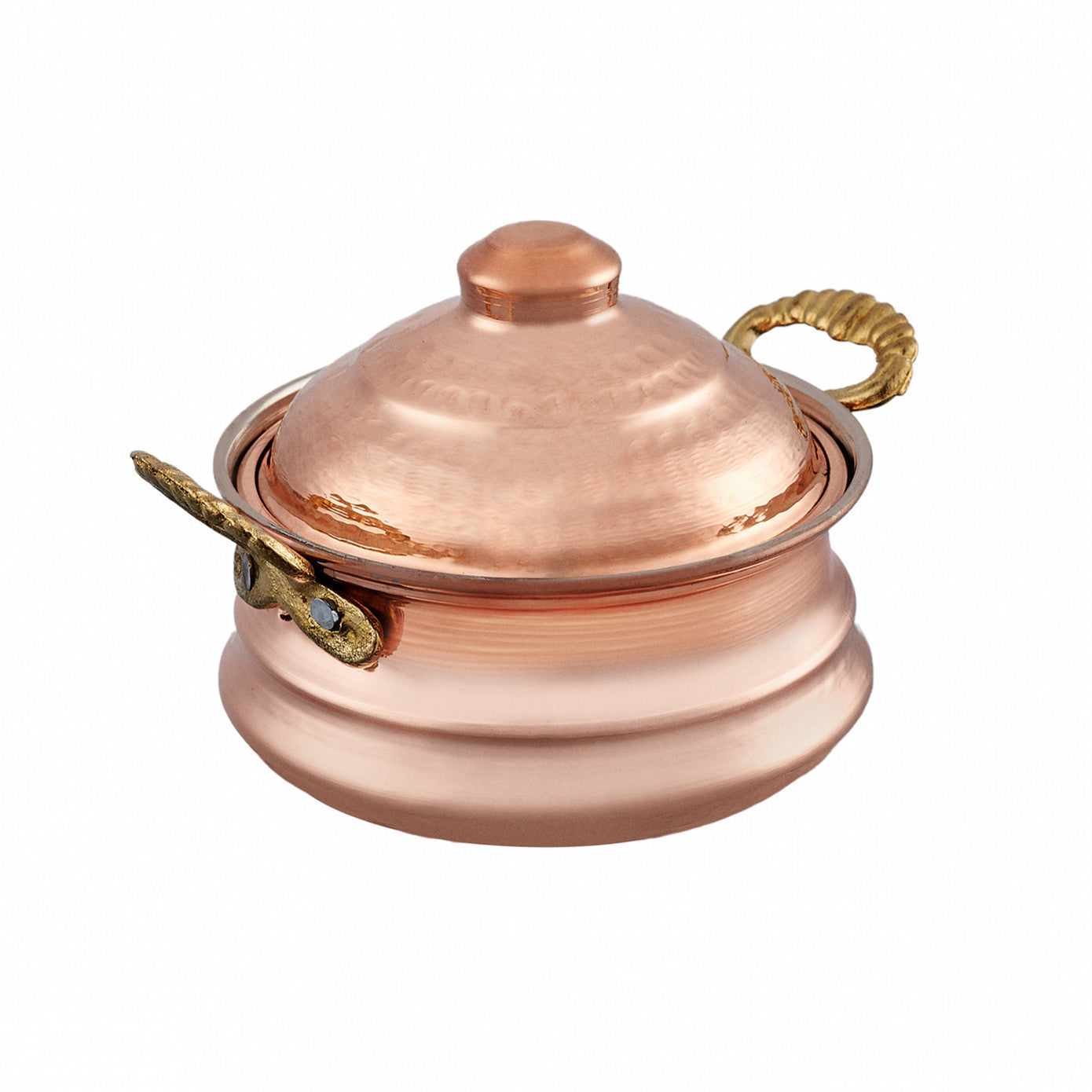 Karaca Alacahoyuk Mini caserolă de cupru 10 cm