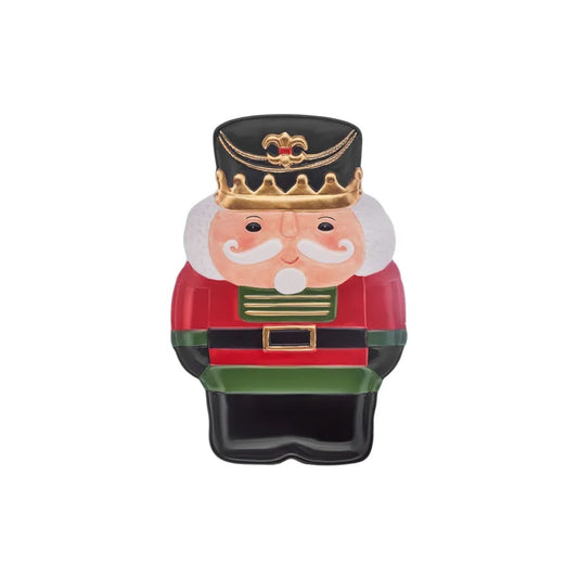 Farfurie Decorativă Soldatul de Tină Karaca Christmas, 18 cm