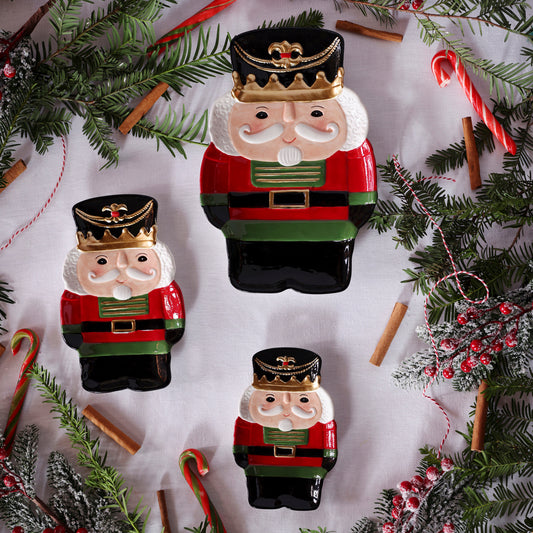 Farfurie Decorativă Soldatul de Tină Karaca Christmas, 18 cm