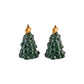 Agitator de sare și piper Pine Tree Karaca Christmas, 70 ml, Verde Galben