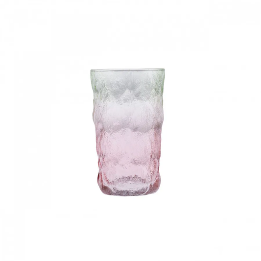 Glacier, Glass Highball Glass, 383ML, Transparent Red Green