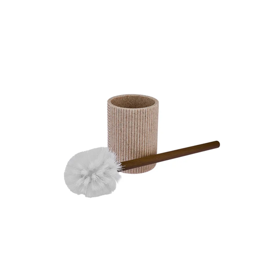 Antique, Toilet Brush Holder, Beige