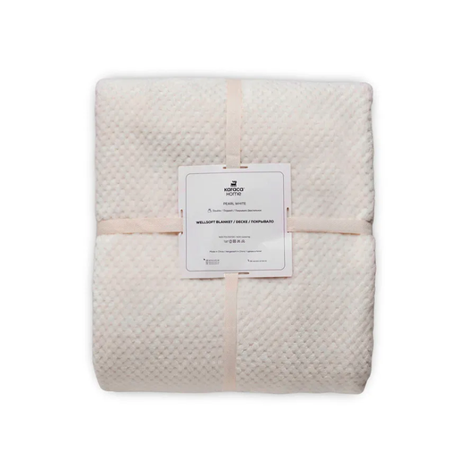 Pearl Baby Fleece Wellsoft, Single Blanket, White