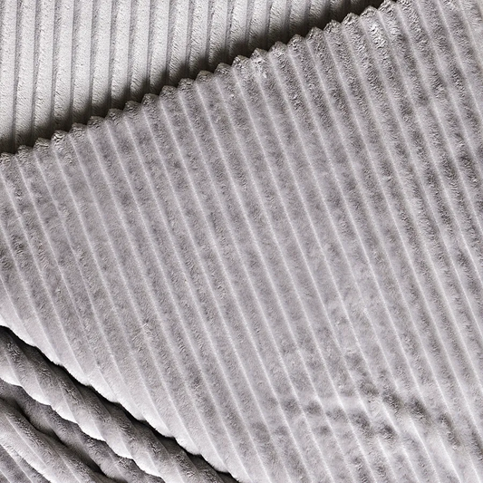 Ruby Stripe Wellsoft, Single Blanket, Grey