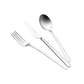 Boreas, 84 Piece Stainless Steel Cutlery Set for 12 People, Silver