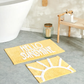 Sunshine, Bath Mat Set, 2 Piece, Yellow White