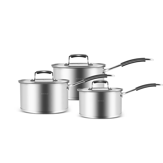 Pekka, 6 Piece Stainless Steel Cookware Set, Induction, Anthracite