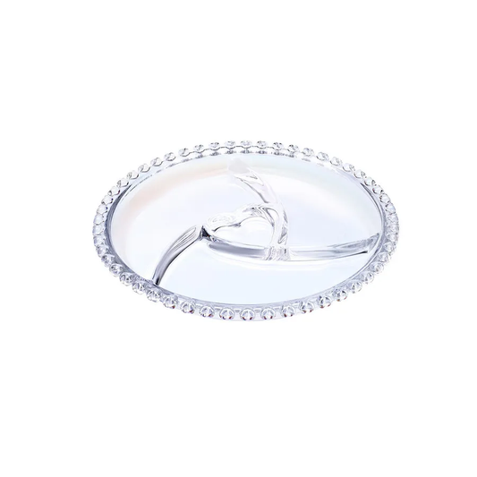 Rory, Glass Serving Dish, 23cm, Transparent