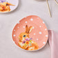 Easter, 4 Piese, Set de Farfurie pentru Tort