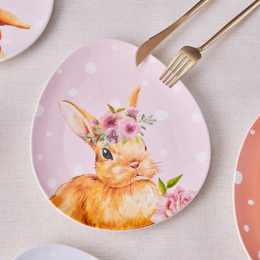 Easter, 4 Piece Cake Plate Set