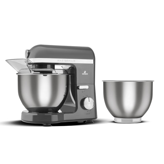 Mastermaid Chef Pro, Twin-Arm Stand Mixer, Space Gray, 1500W, 5 LT