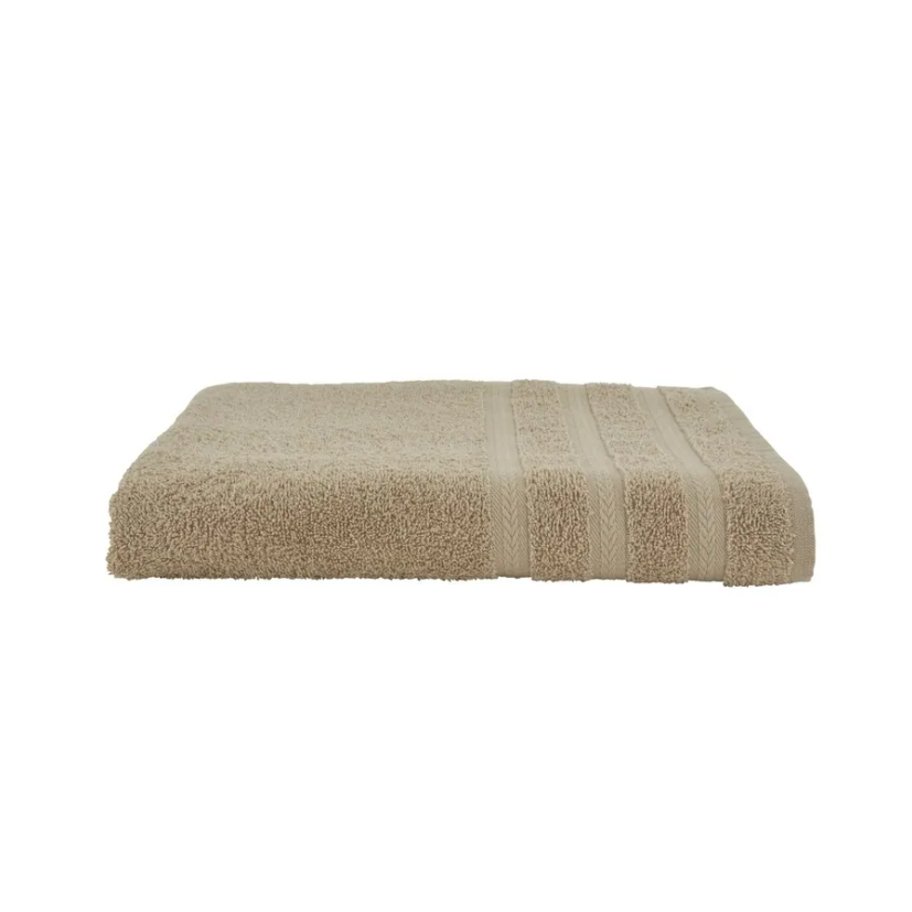 Karaca Wheat Mocha 100% Cotton Bath Towel 100X150 cm