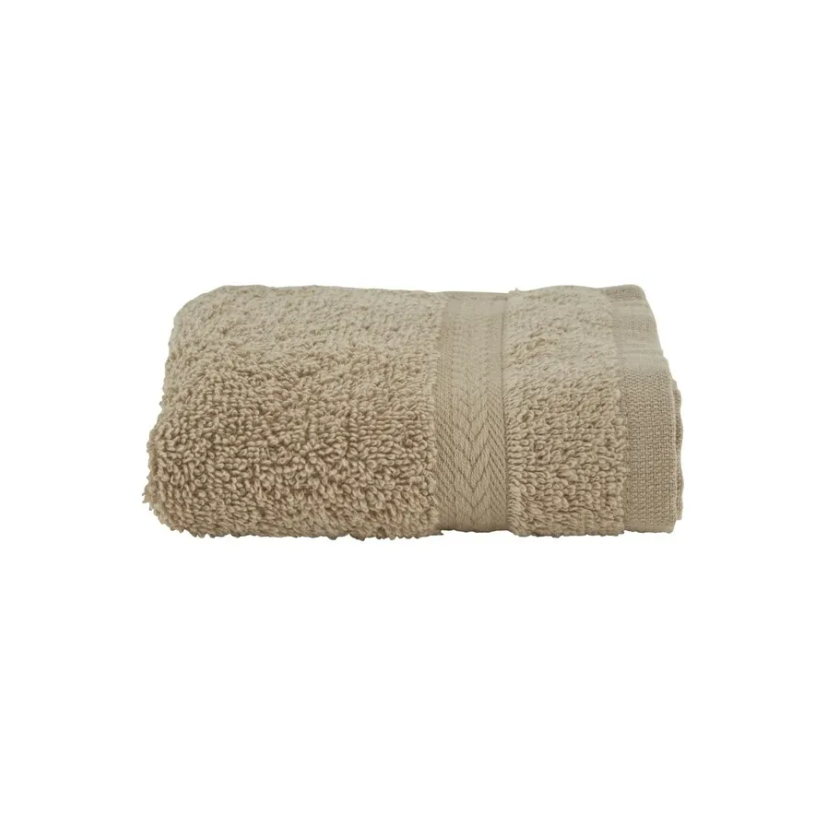 Karaca Wheat Mocha 100% Cotton Guest Towel 30X50 cm
