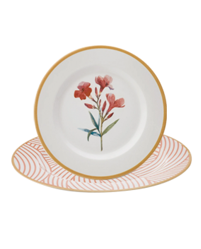 Karaca Botanica New 18 Piece Dinnerware Set for 6 Person