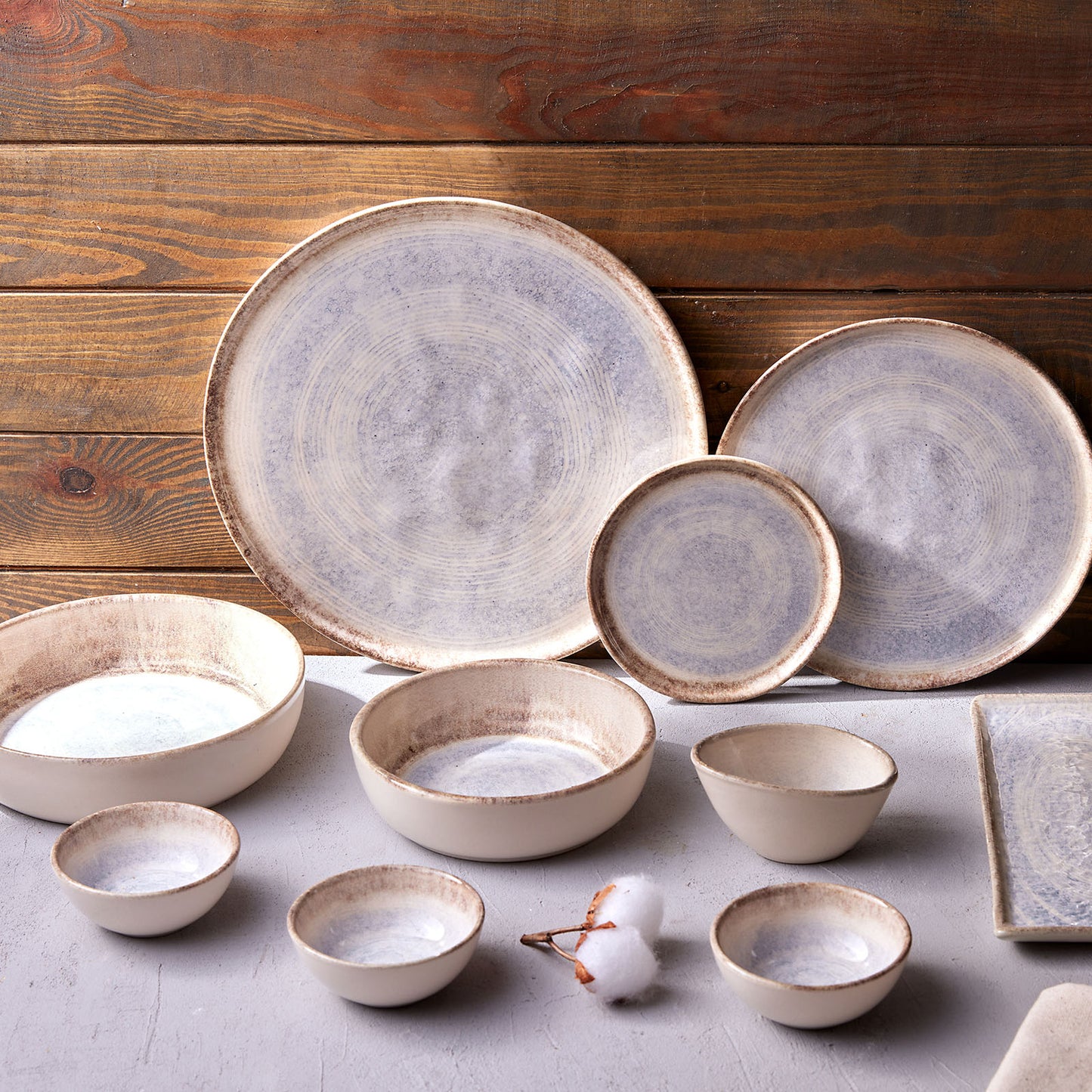 Karaca Ephesus Ceramic Cake Plate 21 cm