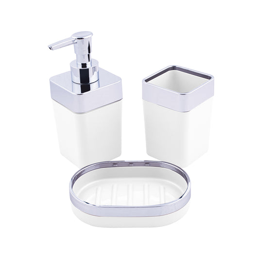 Karaca Home 3 Pieces Bathroom Set White