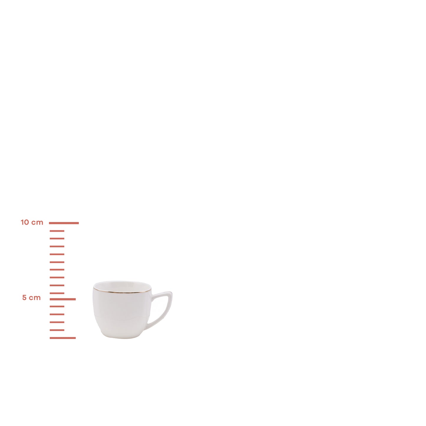 Karaca Nina Coffee Cup Set of 6 80 ml
