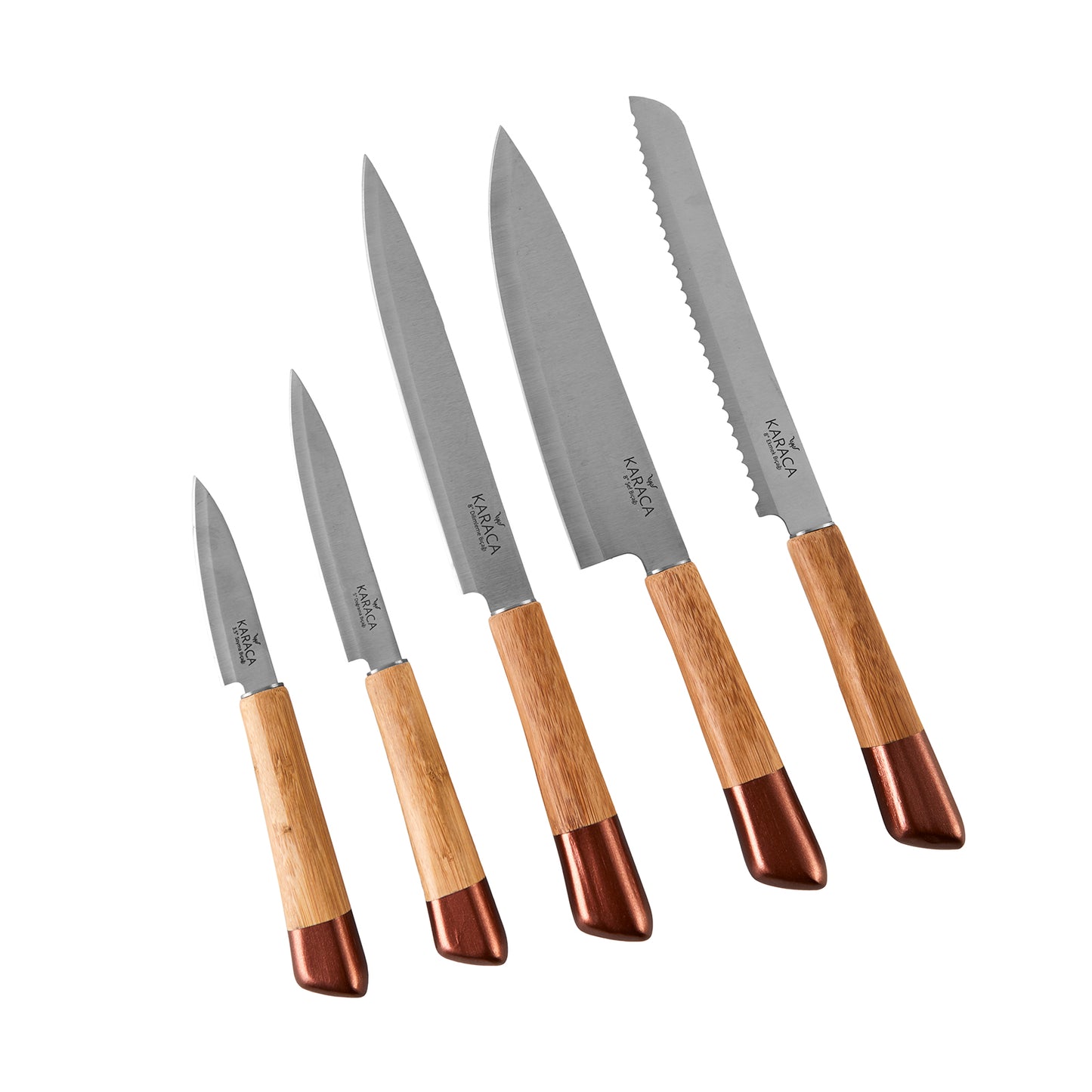 Karaca Maple Rosegold-Set De Cuțıte Cu 6 Pıese