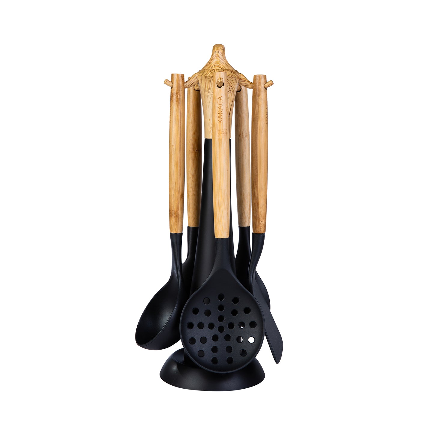 Set De Servıre Cu 6 Pıese Karaca Woodland Negru