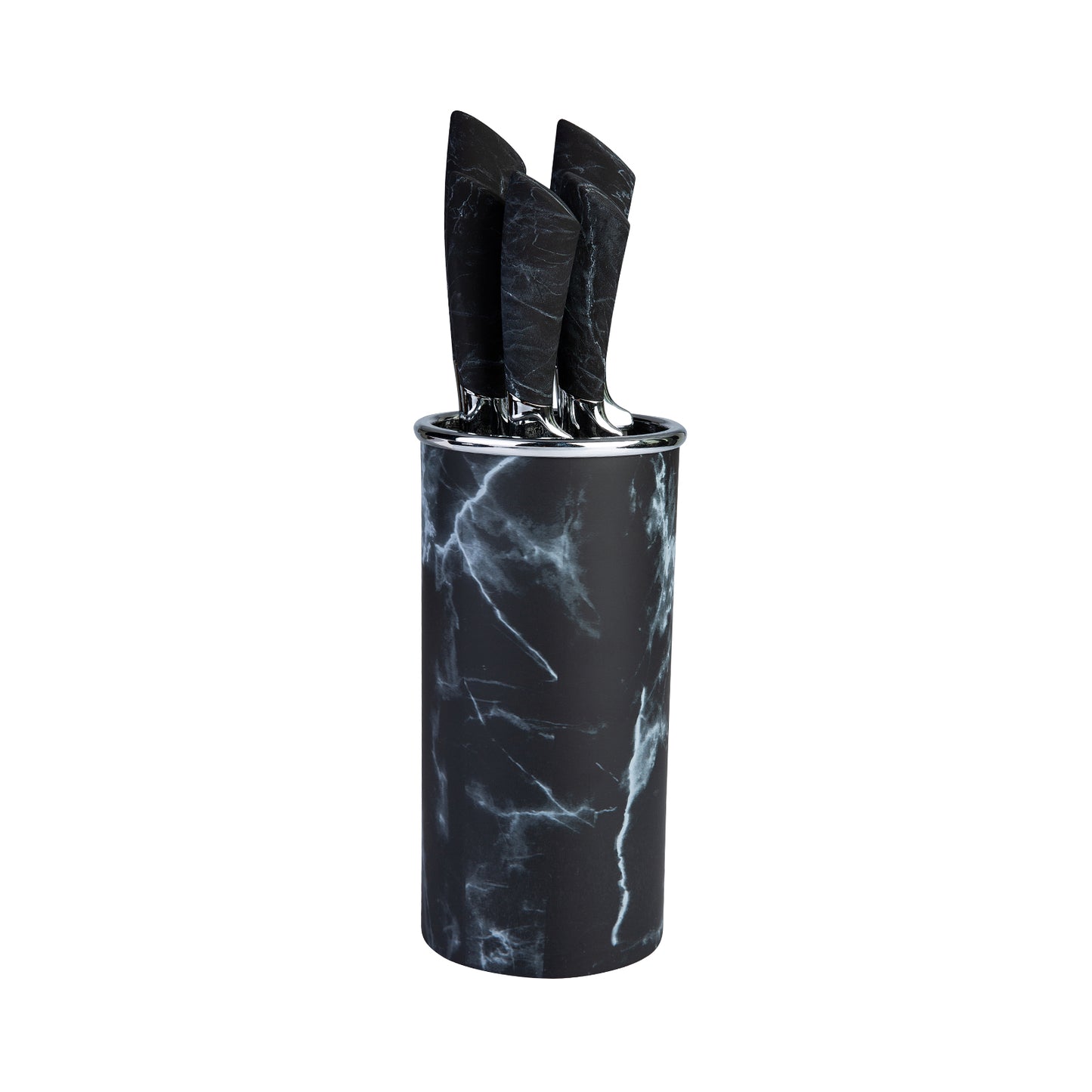 Karaca Black Marble Cuțite Set 6 Bucăți Neagră