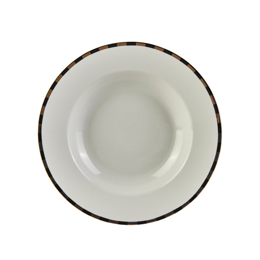 Set de veselă Karaca Aries negru, 24 de piese, pentru 6 persoane