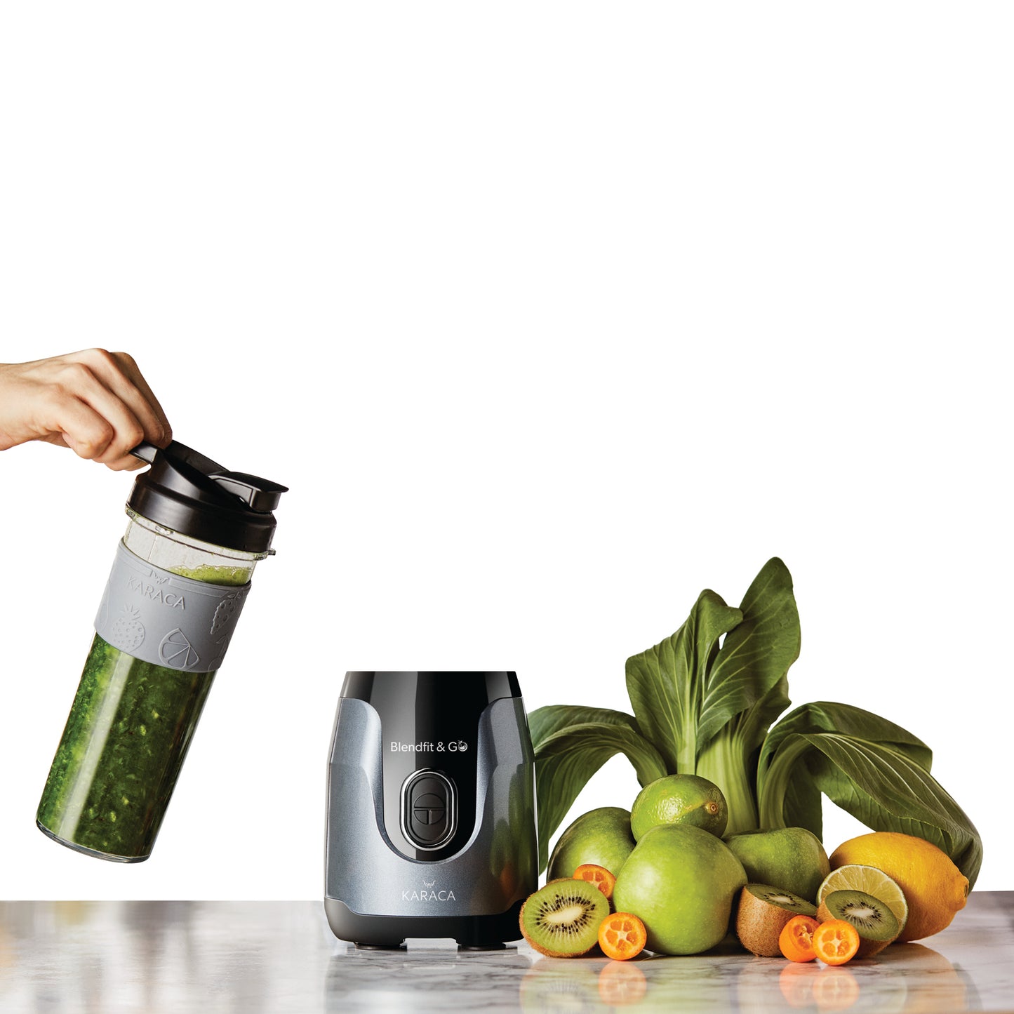 Karaca Blendfit Go Personal Kisisel Smoothie Blender Anthracite