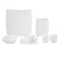 Karaca Perfect White 32 Bucăți Set de Servire/Mic-dejun din Porțelan pentru 6 Persoane