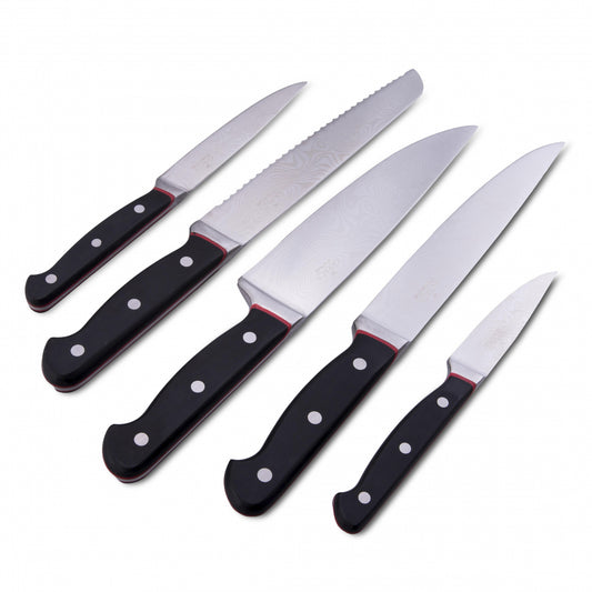 Karaca Kyoto Set 6 cutite inox negru
