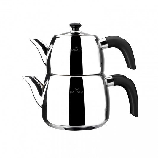 Karaca Galya Teapot Set Black