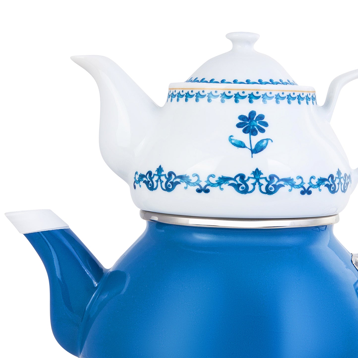 Aparat de ceai Karaca Mare cu ceainic de porțelan
