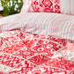 Karaca Home Pietra Set Dublu Complet Rosu, 100% Bumbac