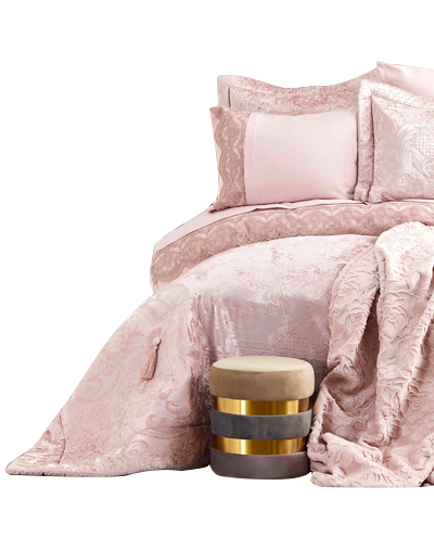 Set de zestre Karaca Home Valeria Best roz auriu, 8 piese